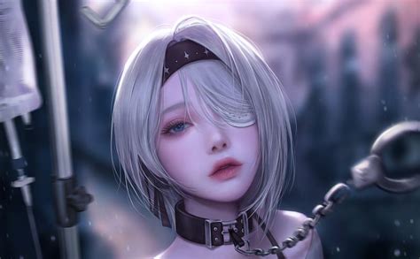 Sissela, black survival, eyepatch, realistic, collar, short hair, anime games, HD wallpaper | Peakpx