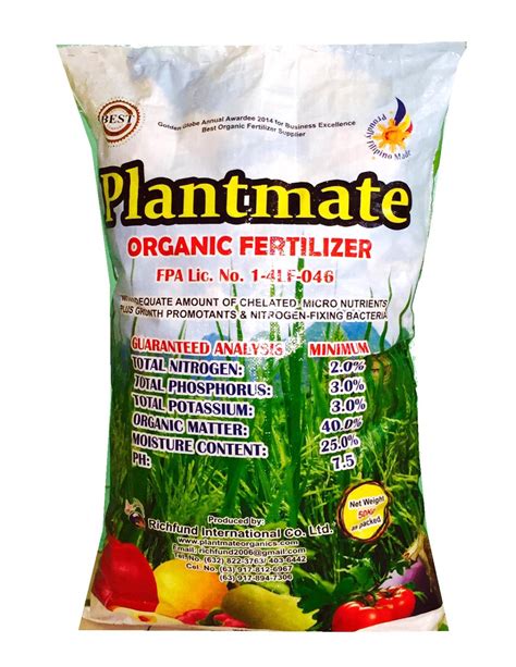 Plantmate Organic Fertilizer | Plant Mate Organic Fertilizer