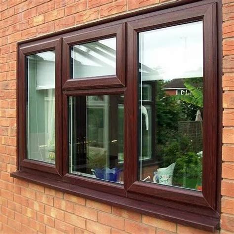 Brown Coated Rectangle Aluminium Casement Window, Rs 450 /square feet ...