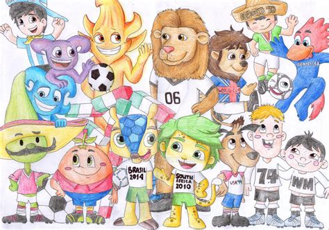 All World Cup Mascots by diegio1996 on DeviantArt