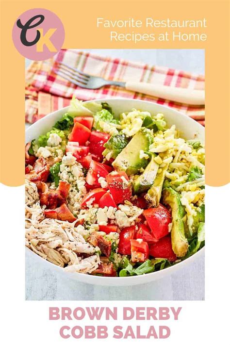 Hollywood Brown Derby Cobb Salad - CopyKat Recipes