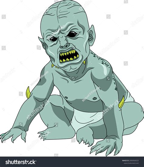 Tiyanak Vampiric Creature Philippine Mythology That Stock Vector ...