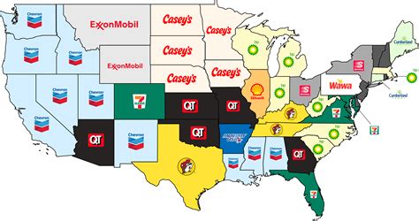 Most Popular Gas Station by State 2024