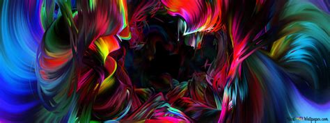 Vibrant abstract art 4K wallpaper download