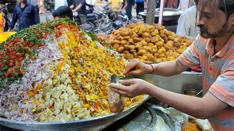 Amazing Decorated Chana Chat Mountain | Pakistani Street Food | Street ...