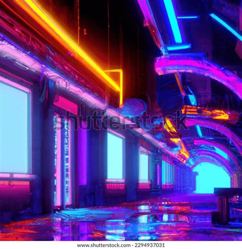 Neon 3d Image En Blade Runner AI-generated image 2294937031 | Shutterstock