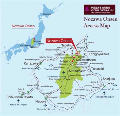 Nozawa Onsen Access, Getting to Nozawa Onsen