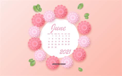 June 2021 Calendar Wallpapers - Top Free June 2021 Calendar Backgrounds ...