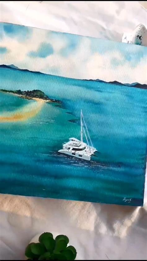 Ocean Art using Watercolor Confections in 2022 | Watercolor paintings, Amazing art painting ...