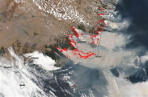 Stunning Satellite Images As Rain Brings Relief to Australia's Fires