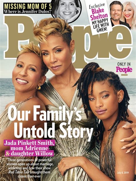 Jada Pinkett Smith Covers PEOPLE Magazine With Willow & Mom Adrienne - That Grape Juice