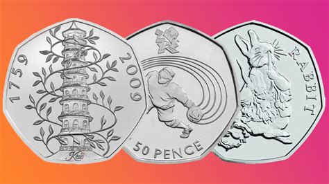 Rare coins: The Royal Mint has put out a list of the 50p designs with the fewest coins in ...