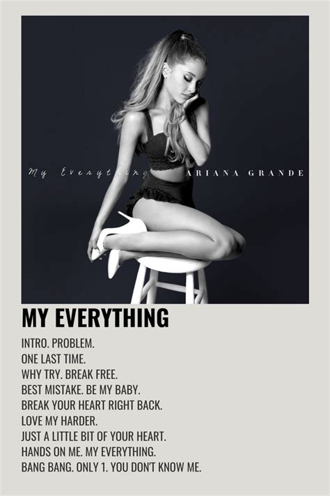 Ariana grande - my everything (deluxe) | Ariana grande album cover, My everything ariana grande ...