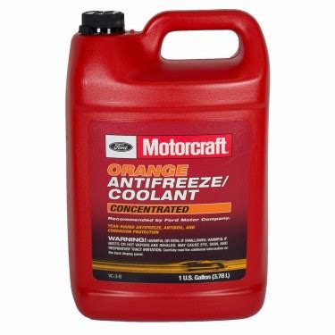 Genuine Ford Fluid VC-3-B Orange Concentrated Antifreeze/Coolant - 1 Gallon