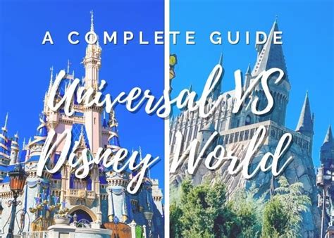 Guide To Universal vs Disney World: Similarities and Differences - Bon ...