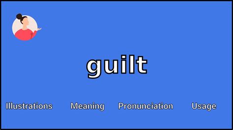 GUILT - Meaning and Pronunciation - YouTube