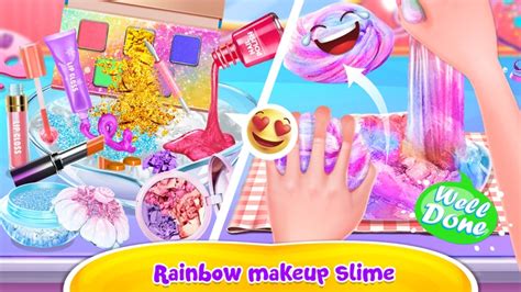 Glitter Rainbow Makeup Slime by Fun Galaxy Media