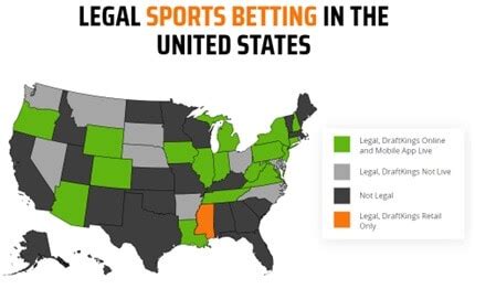 Where is DraftKings Sportsbook Legal? DraftKings Live States