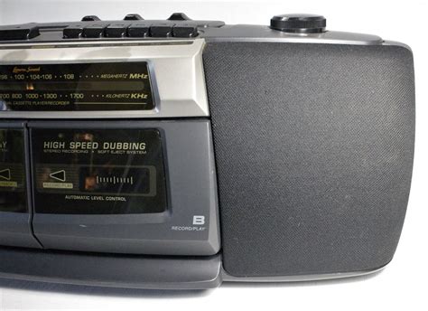 Vintage Boombox Stereo Dual Tape Player AM-FM Radio Cassette - Etsy