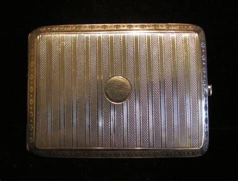 Antique Silver Cigarette Case Cigarette Box 900 Sterling - Etsy