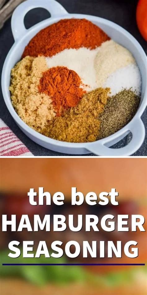 Hamburger Seasoning [Video] | Homemade spice blends, Seasoning and ...