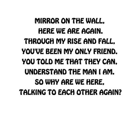 Mirror- Lil Wayne feat. Bruno Mars Indpirational Quotes, Song Qoutes ...