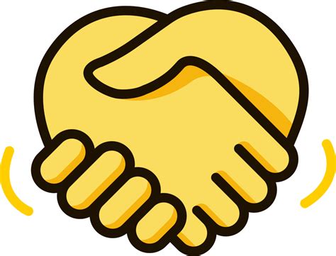 handshake icon emoji sticker 29200529 PNG