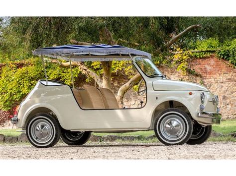 1963 Fiat 500 Jolly Beach Car sold at Bonhams The Zoute Sale (2020) - CLASSIC.COM