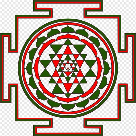 Sri Yantra Sacred geometry Lakshmi, goddess laxmi, logo, symmetry, flower png | PNGWing