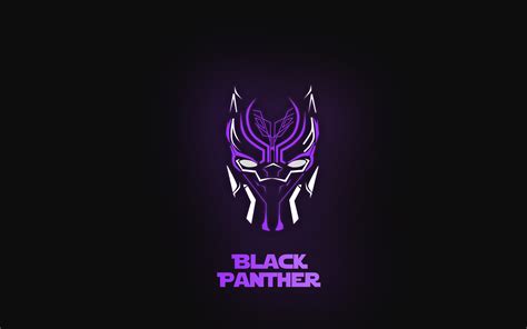 1360x768 Black Panther Minimal Mask Desktop Laptop HD Wallpaper, HD ...