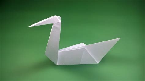Easy Origami A4 Paper Swan - Printable Templates