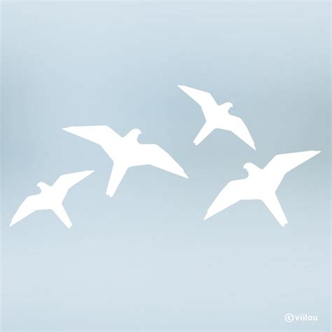 Window BIRDS Silhouettes Stickers Window Decals Bird Silhouette Window ...