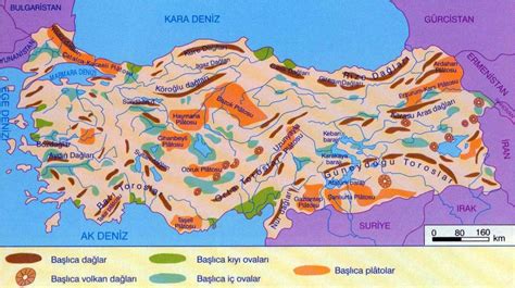 Map of Turkey's mountains ~ Turkey Physical Political Maps of the City