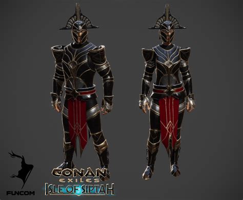 ArtStation - Conan Exiles: Isle of Siptah - Slaveforged Guardian armor ...