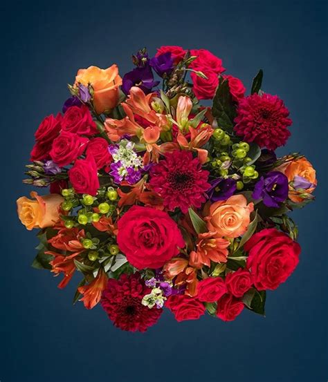 Fiery Rose Bouquet – buy online or call 01423 507871