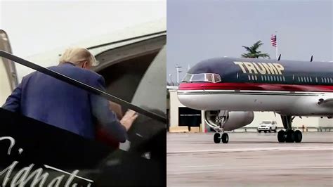 Trump ‘Jokingly’ Games Out Fleeing Country By Jet Plane To Avoid Prison After $200k Bail Demand