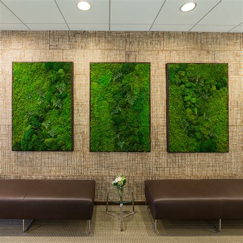 Moss Wall Art by WabiMoss | Green wall art for your interior space.