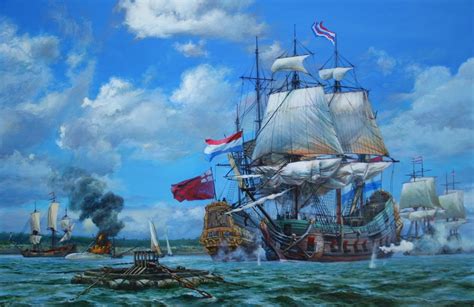 Kevin Clarkson's Art Blog: The Dutch Raid on the River Medway 1667