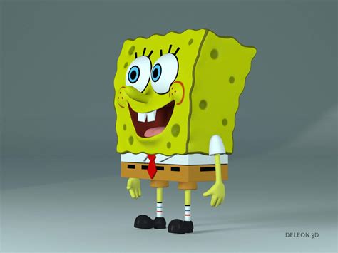 SpongeBob SquarePants - 3D Model by deleon3d