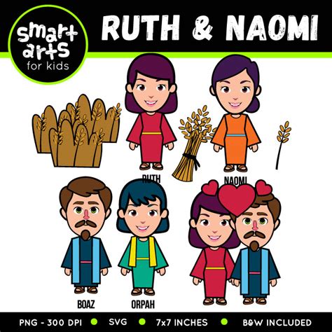 Ruth and Naomi Clip Art - Educational Clip Arts and Bible Stories