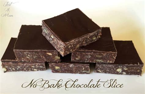 No Bake Chocolate Slice - Just a Mum's Kitchen