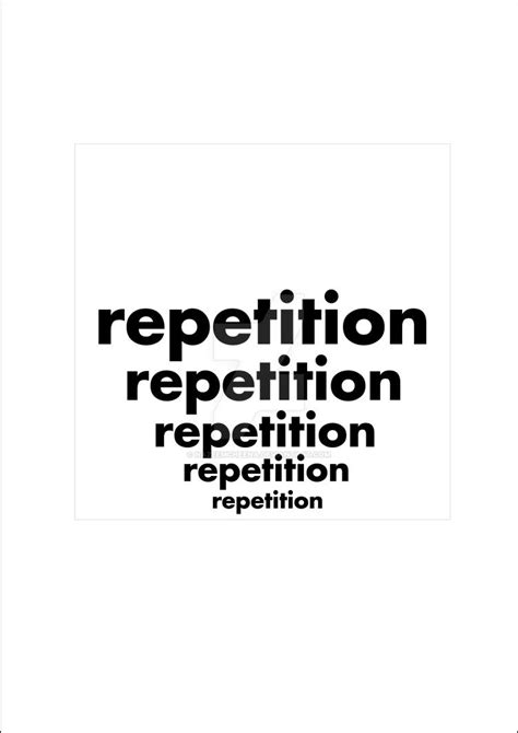 TYPOGRAPHY Repetition by nazeemcheena on DeviantArt