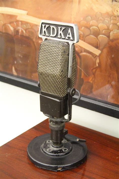 A collection of vintage radio & microphone images