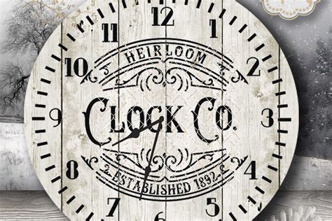 Clock Face SVG Designs (50209) | SVGs | Design Bundles