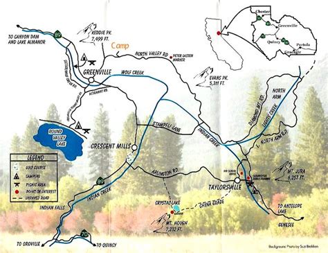 A map of Indian Valley from the Indian Valley Chamber of Commerce ...