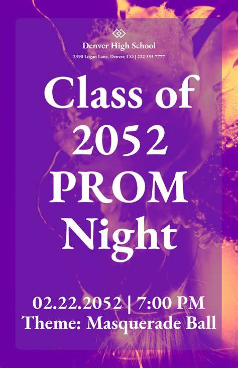 Prom Poster Template