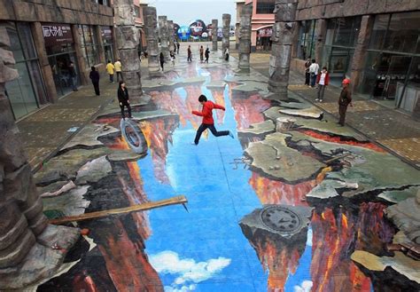 14 Mind-Bending Street Art Illusions - MOJEH MEN