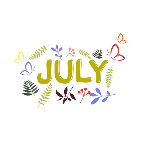 Hello July Vector Art, Icons, and Graphics for Free Download