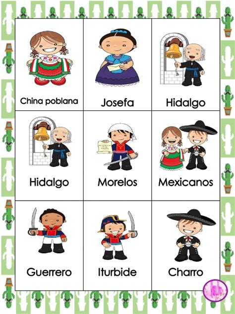 Fabulosa y educativa lotería de los personajes de la independencia de ...