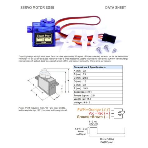 Servo Motor Sg90 Arduino Datasheet | Webmotor.org